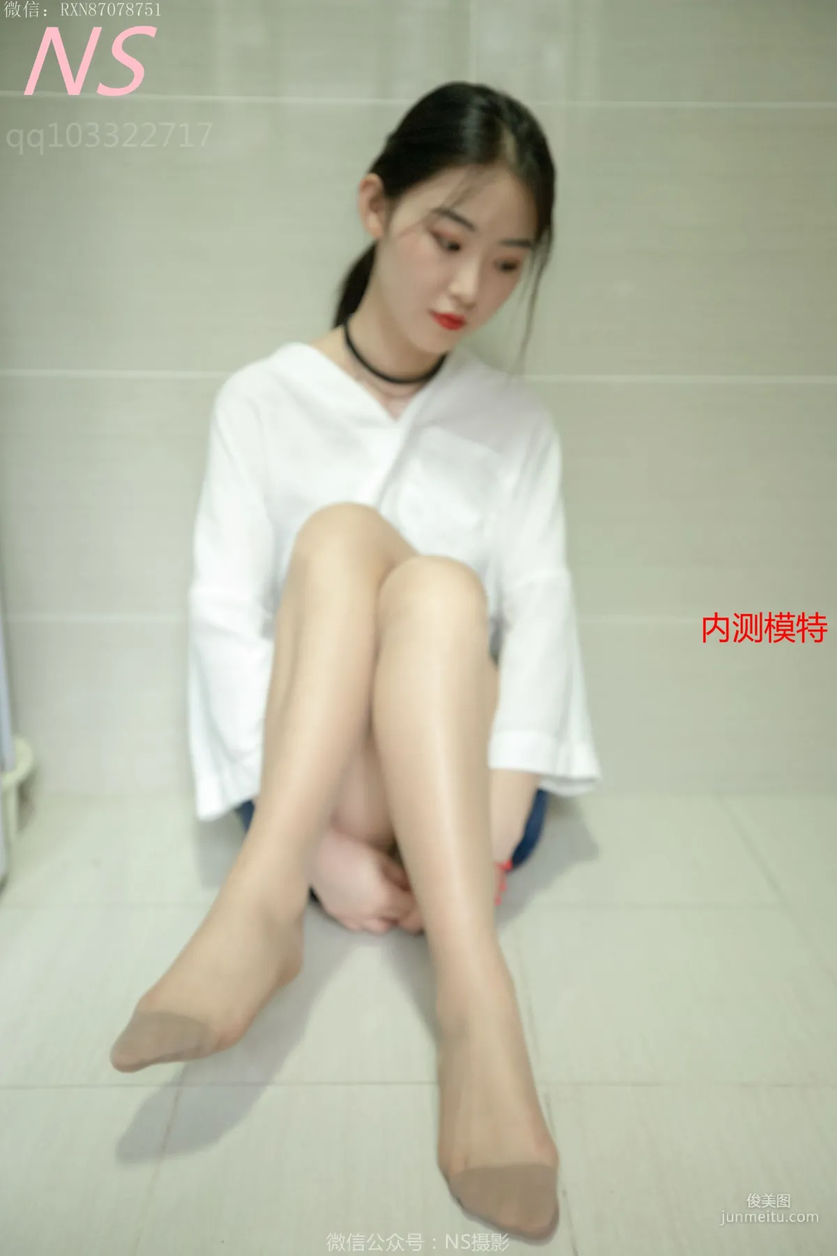 小狐狸《纯纯女孩居家肉丝》 [纳丝摄影] 写真集12