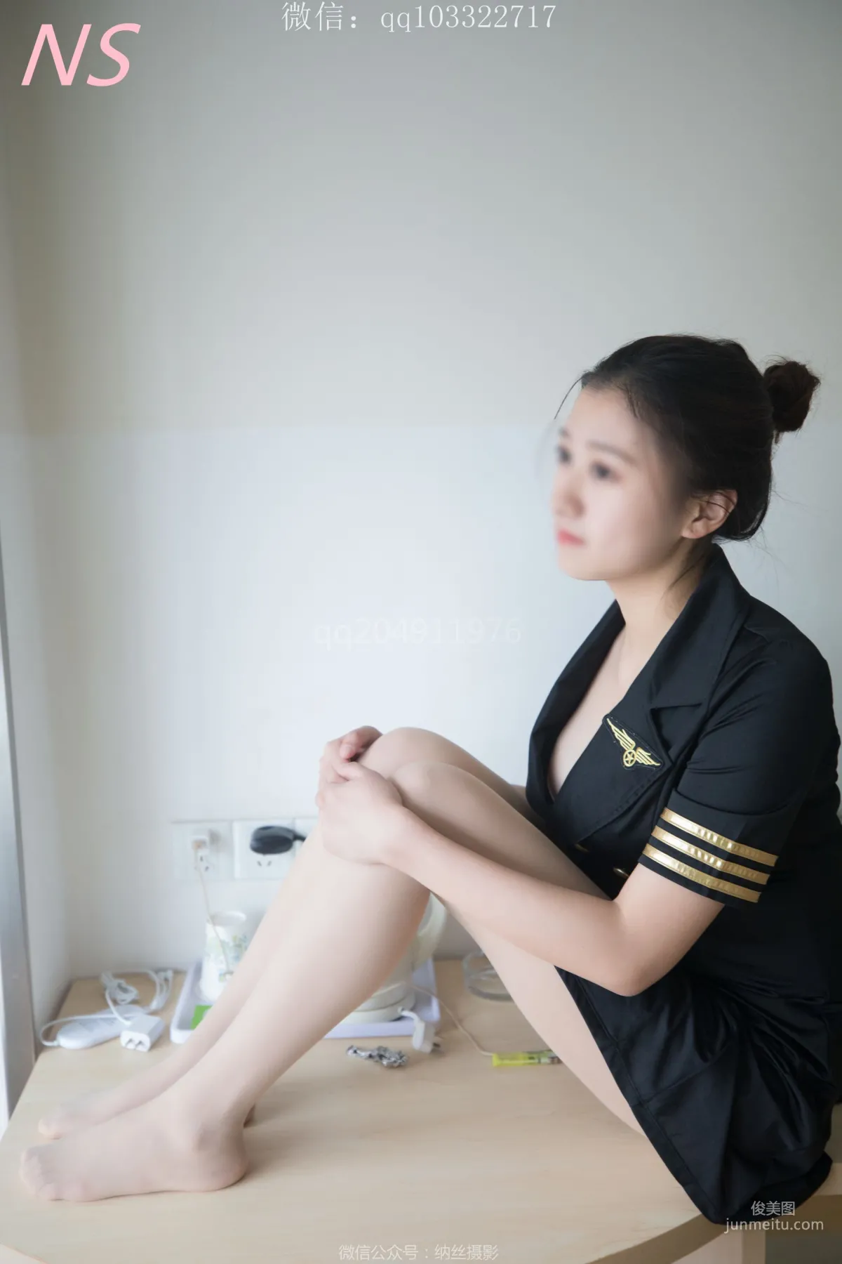 甜儿《空姐肉丝》 [纳丝摄影] 写真集35