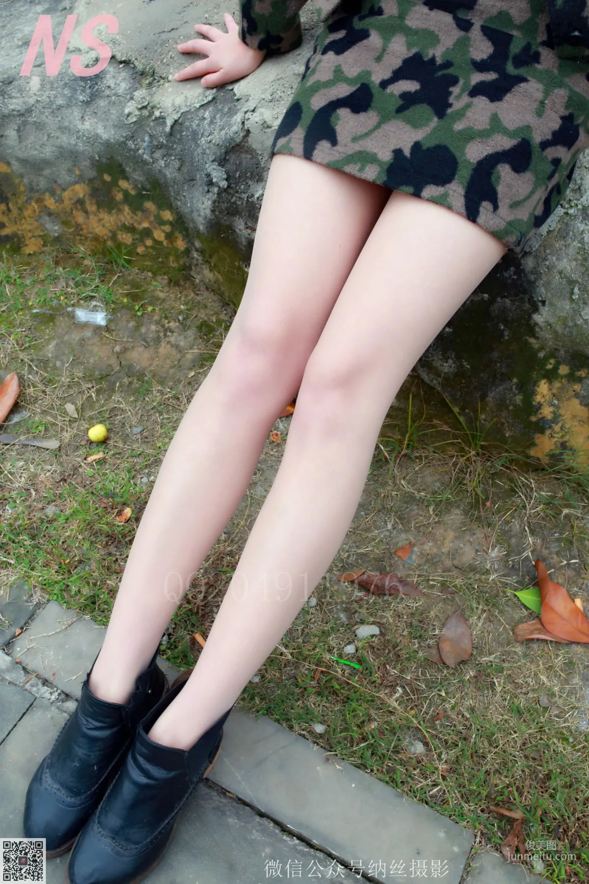 微微《迷彩少女戶外肉絲》 [納絲攝影] NO.095 寫真集 23