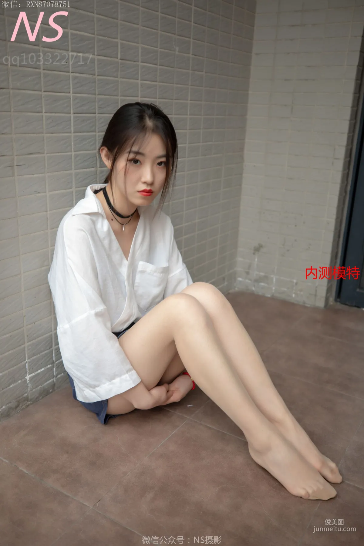 小狐狸《纯纯女孩居家肉丝》 [纳丝摄影] 写真集67