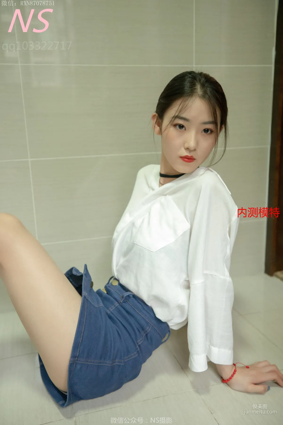 小狐狸《纯纯女孩居家肉丝》 [纳丝摄影] 写真集30