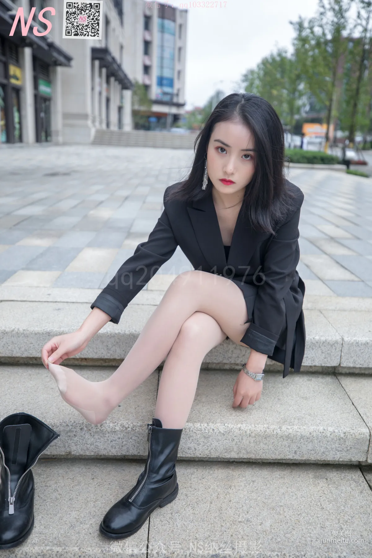 憶霜《特殊的美妙長靴絲襪》 [納絲攝影] 寫真集 26