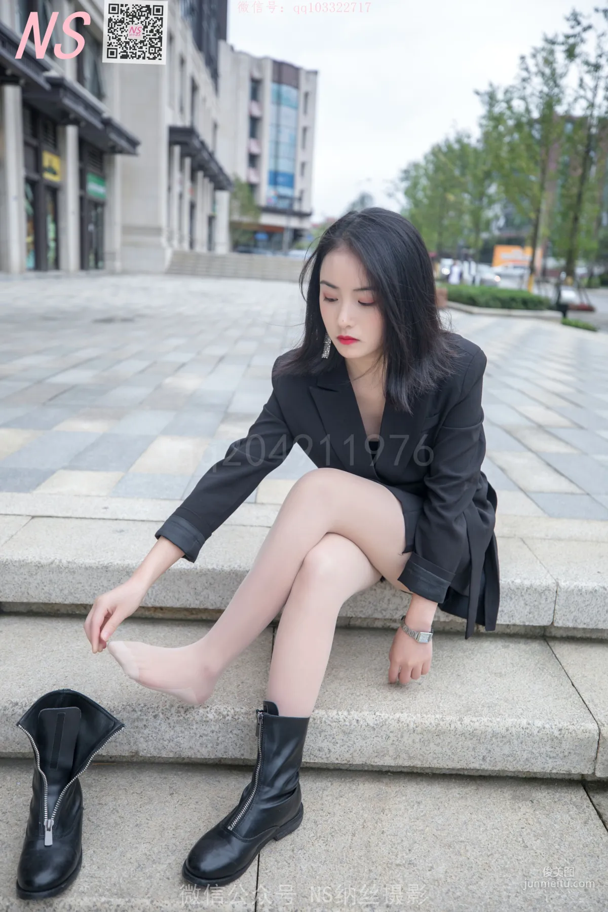 憶霜《特殊的美妙長靴絲襪》 [納絲攝影] 寫真集 25