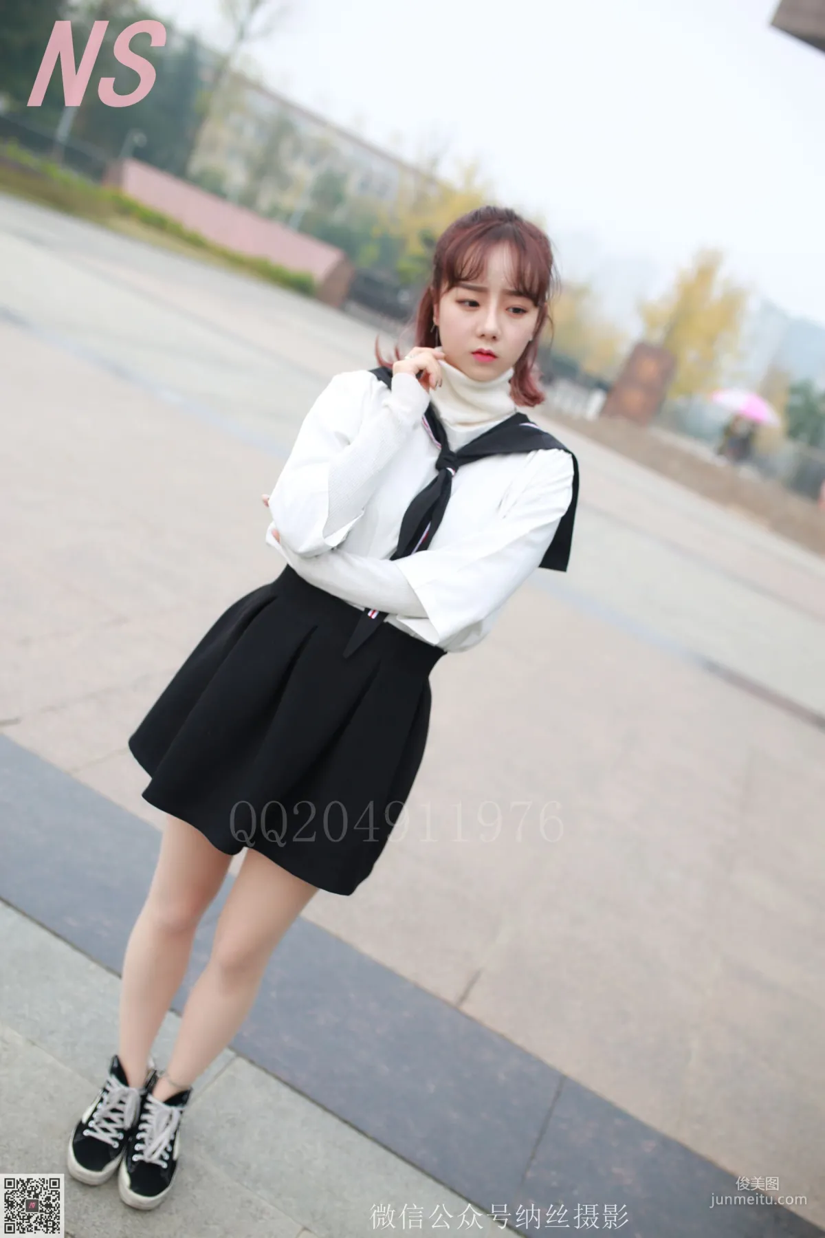 然然《大学校园丝袜美足》 [纳丝摄影] NO.100 写真集15