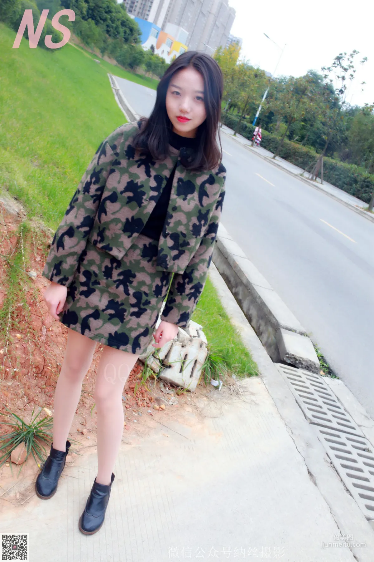 微微《迷彩少女户外肉丝》 [纳丝摄影] NO.095 写真集1