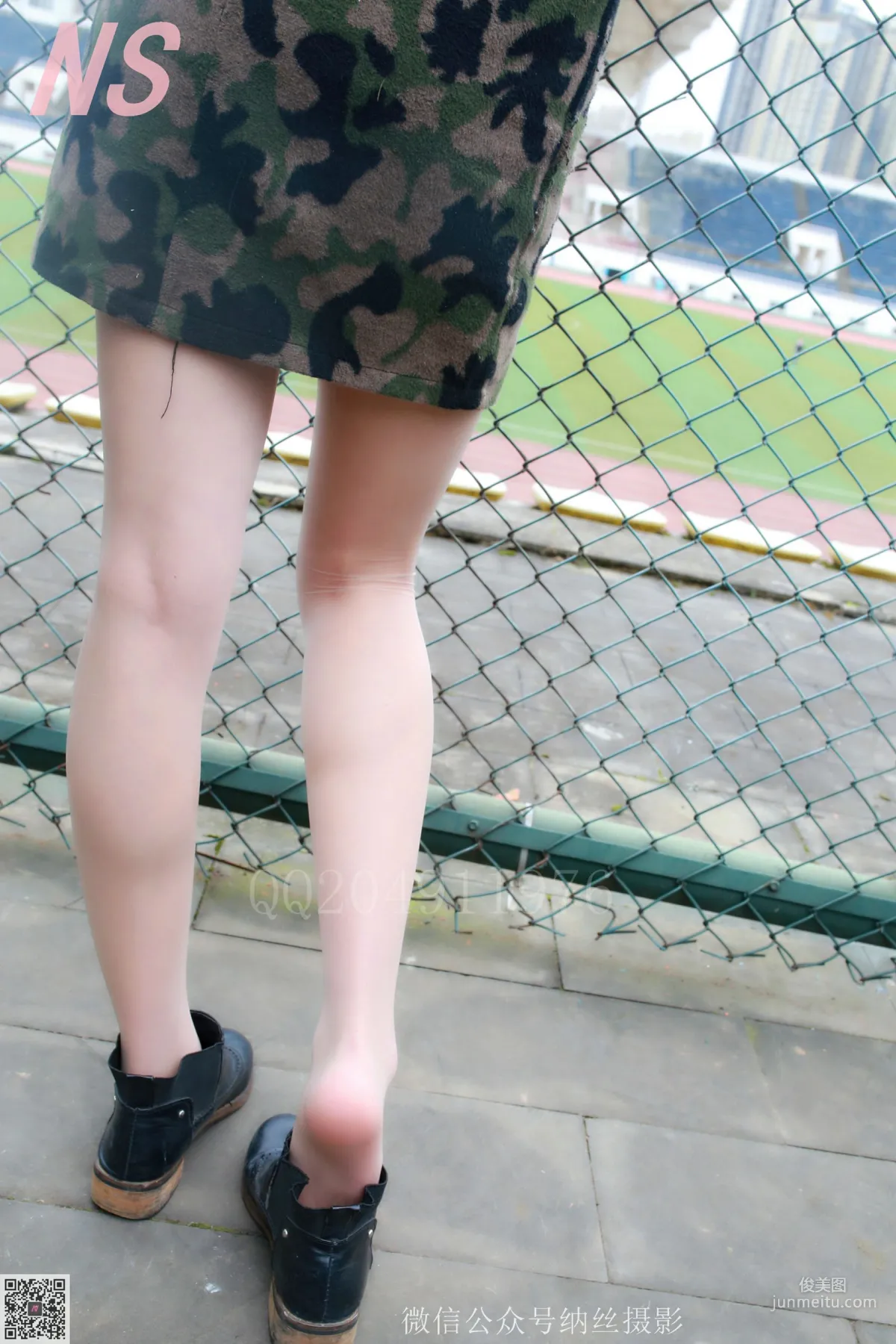 微微《迷彩少女戶外肉絲》 [納絲攝影] NO.095 寫真集 48