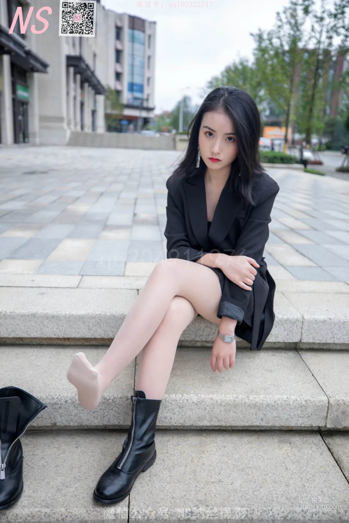 憶霜《特殊的美妙長靴絲襪》 [納絲攝影] 寫真集 31