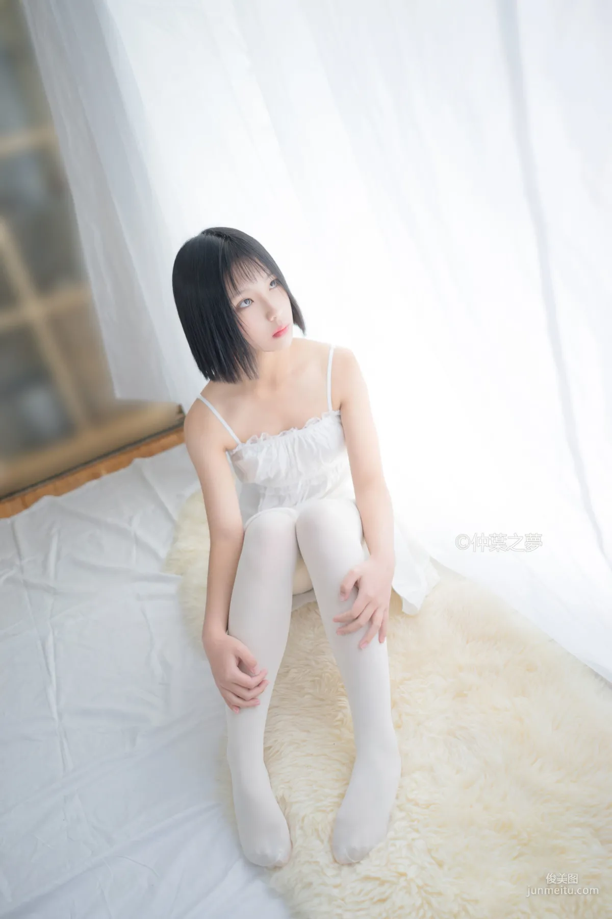 《清純白吊帶裙》 [輕蘭映畫] Grand.001 寫真集 5