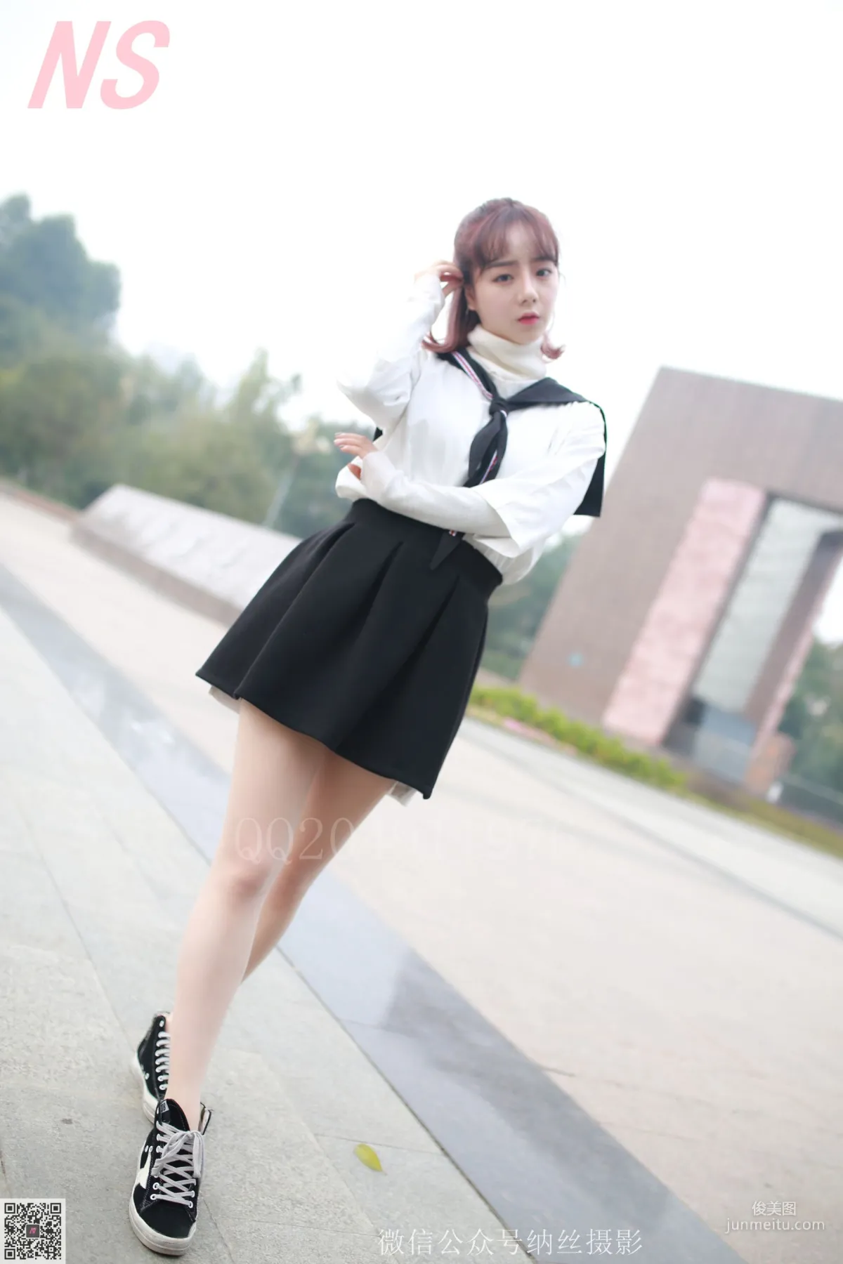 然然《大学校园丝袜美足》 [纳丝摄影] NO.100 写真集17