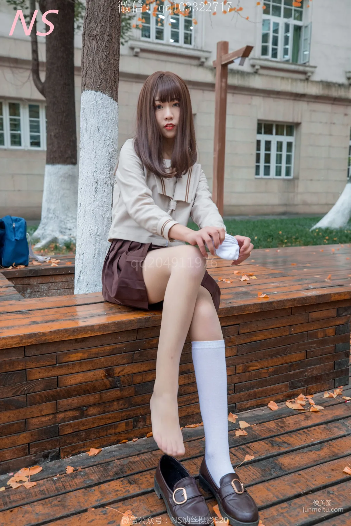枫之少女《白丝肉丝萌萌哒的枫》 [纳丝摄影] 写真集91