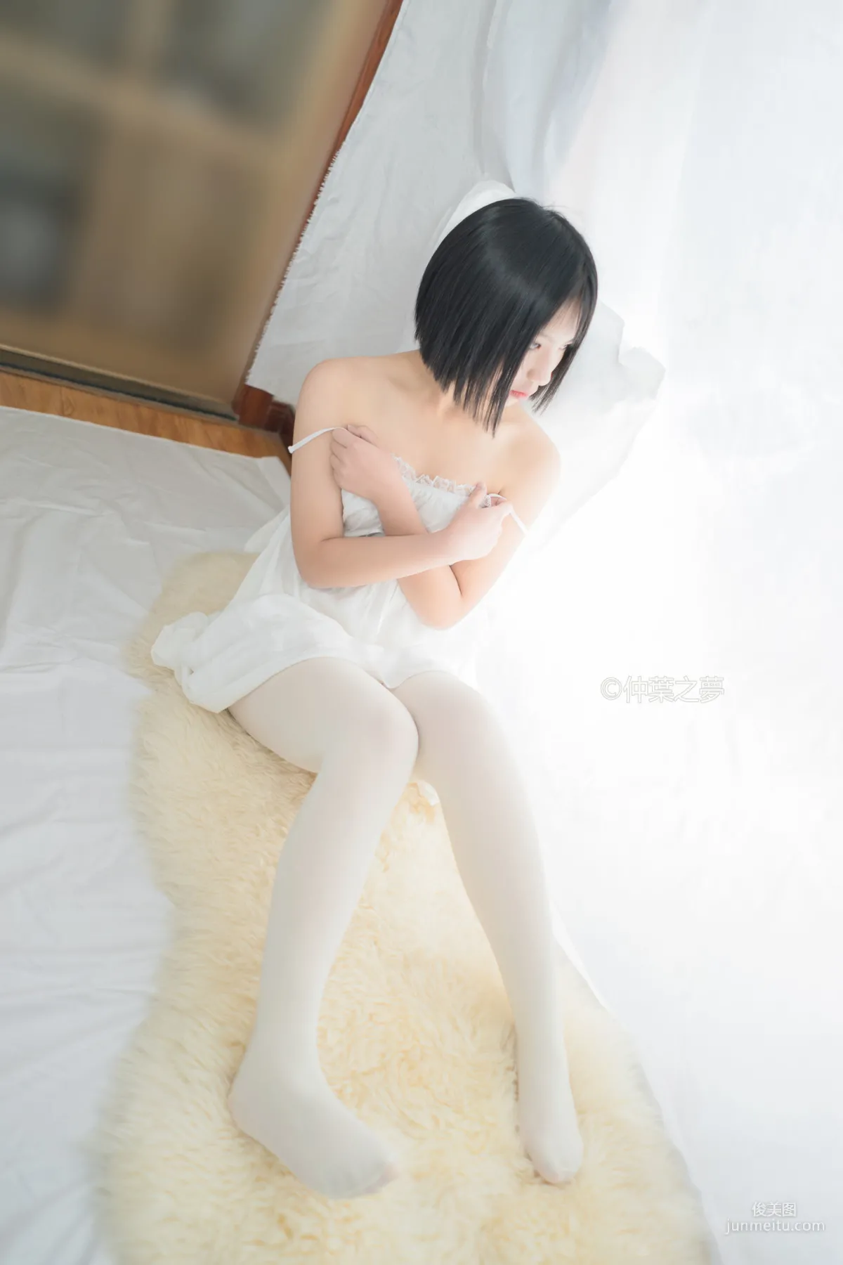 《清純白吊帶裙》 [輕蘭映畫] Grand.001 寫真集 64