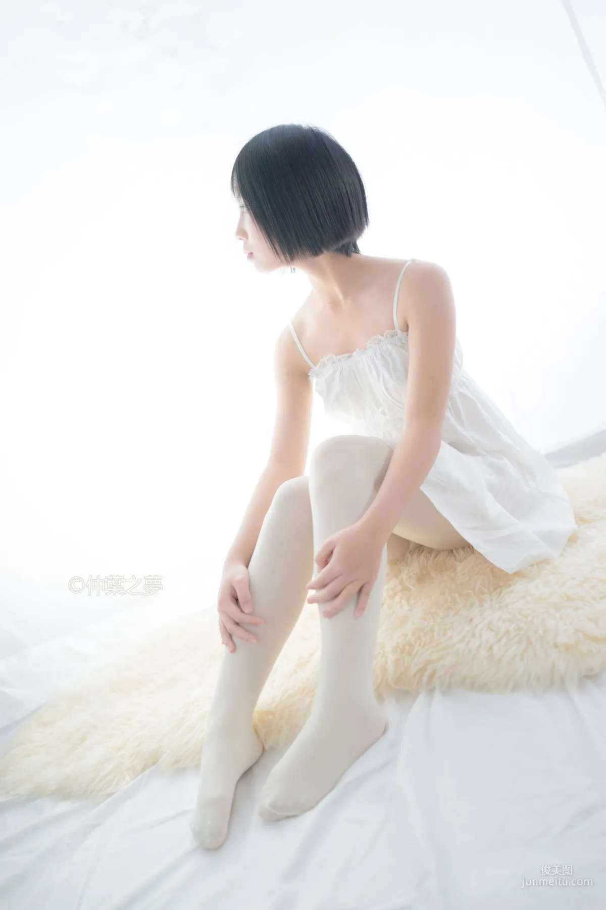 《清純白吊帶裙》 [輕蘭映畫] Grand.001 寫真集 6