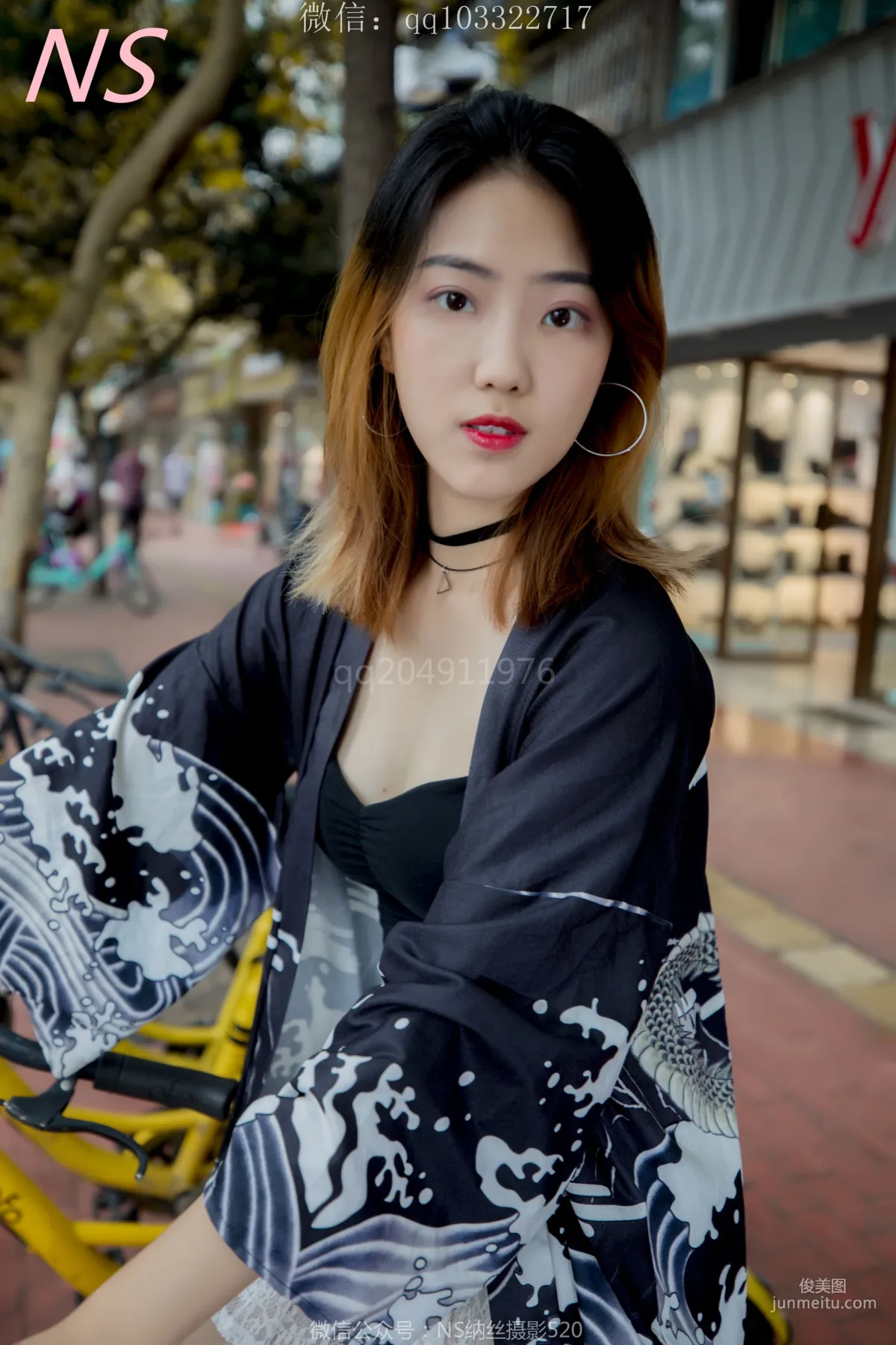 曼雯《肉色絲襪美腿三輪車之行》 [納絲攝影] 寫真集 26