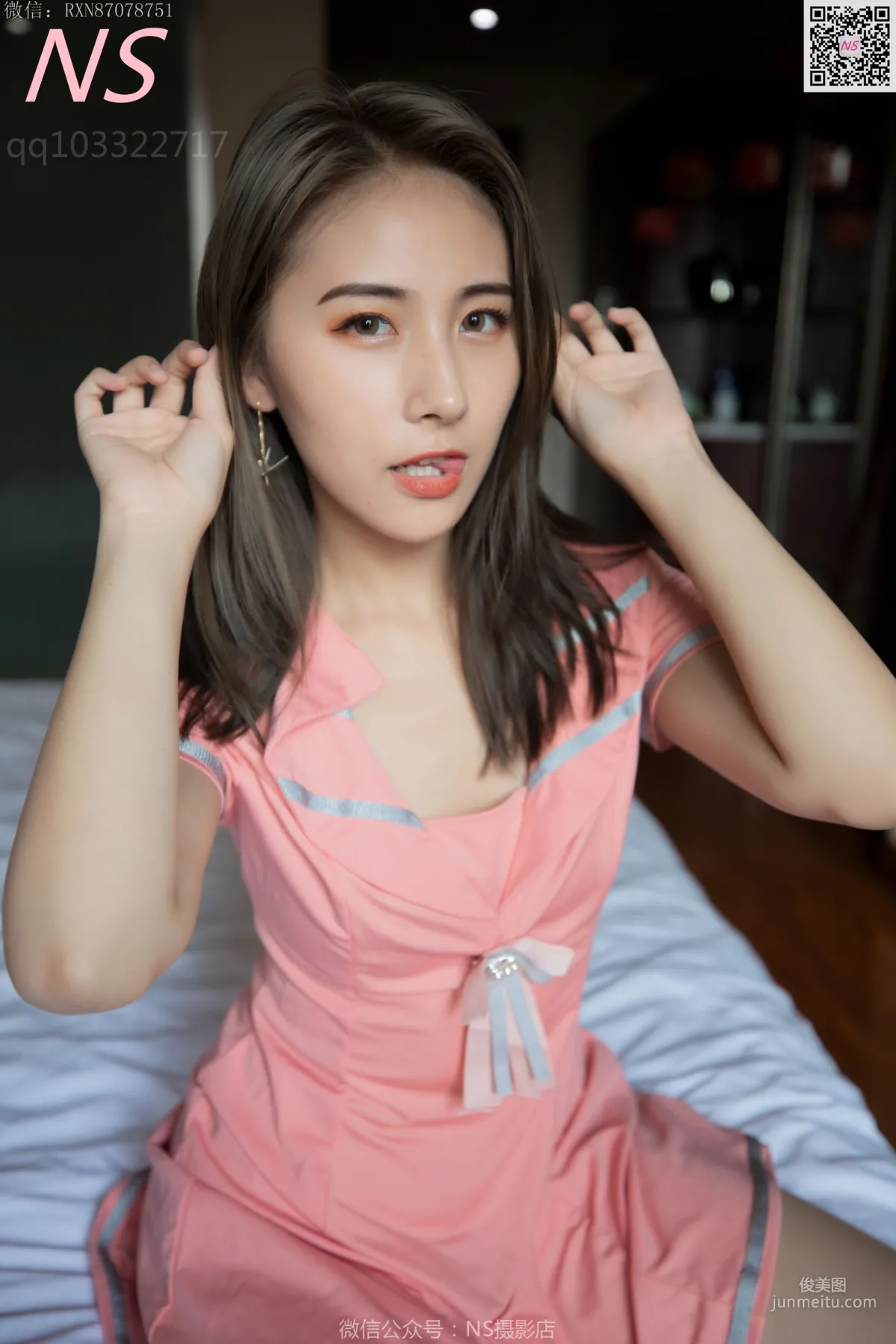 小允儿《明星脸丝袜美腿》 [纳丝摄影] 写真集6