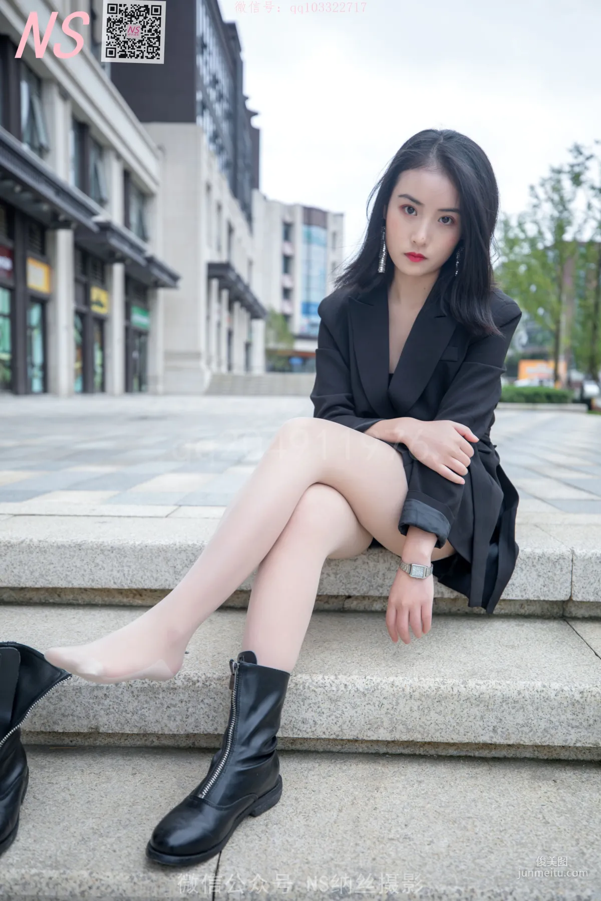 憶霜《特殊的美妙長靴絲襪》 [納絲攝影] 寫真集 33