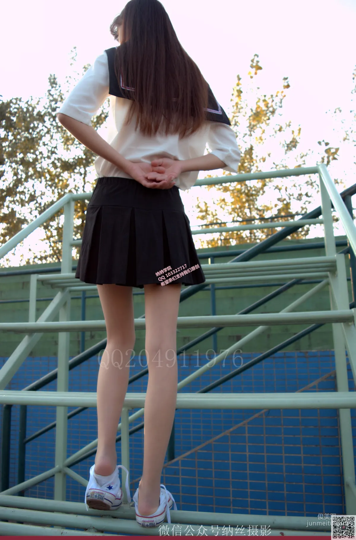 霜儿《JK户外肉丝美腿》 [纳丝摄影] NO.013 写真集27
