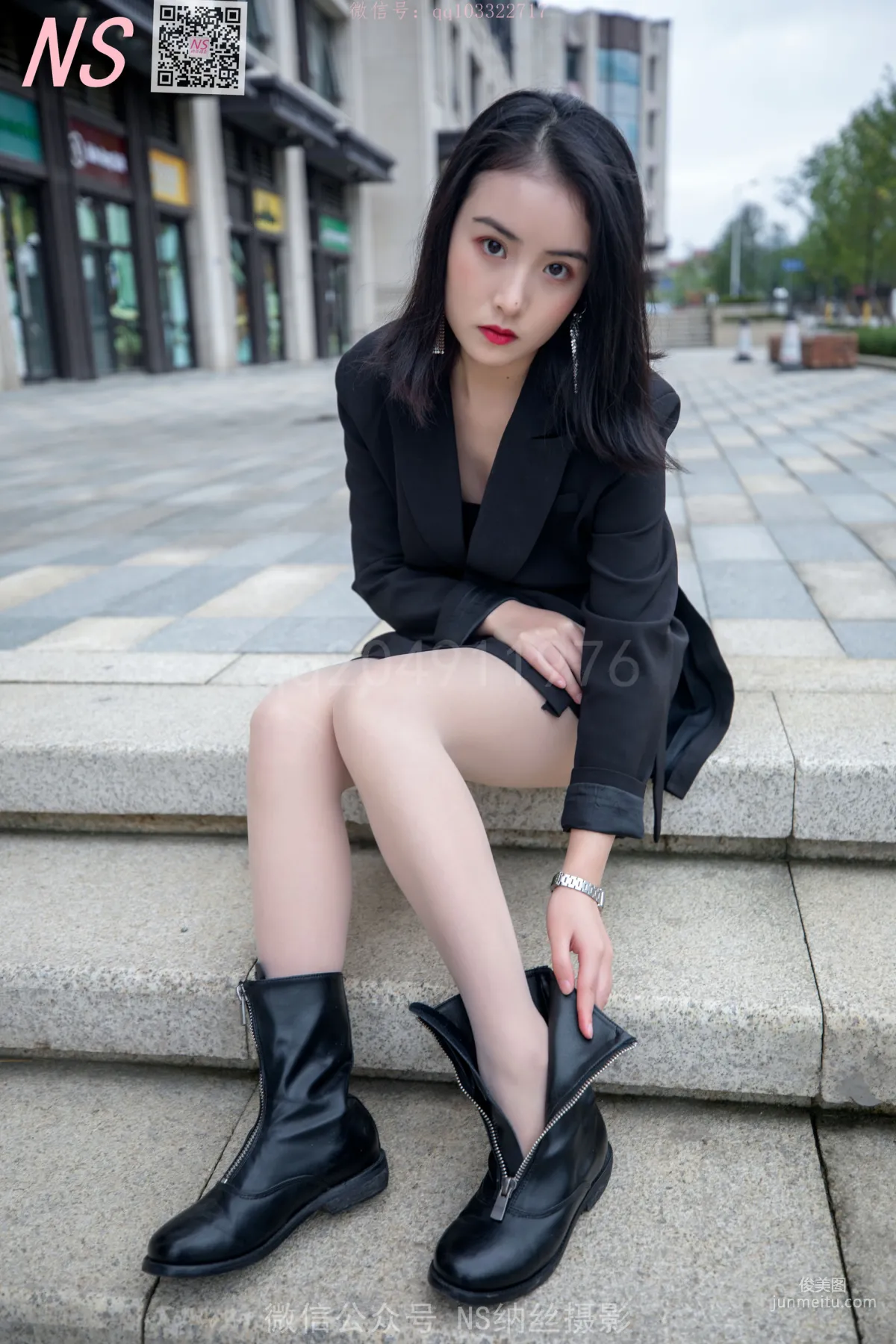 憶霜《特殊的美妙長靴絲襪》 [納絲攝影] 寫真集 41