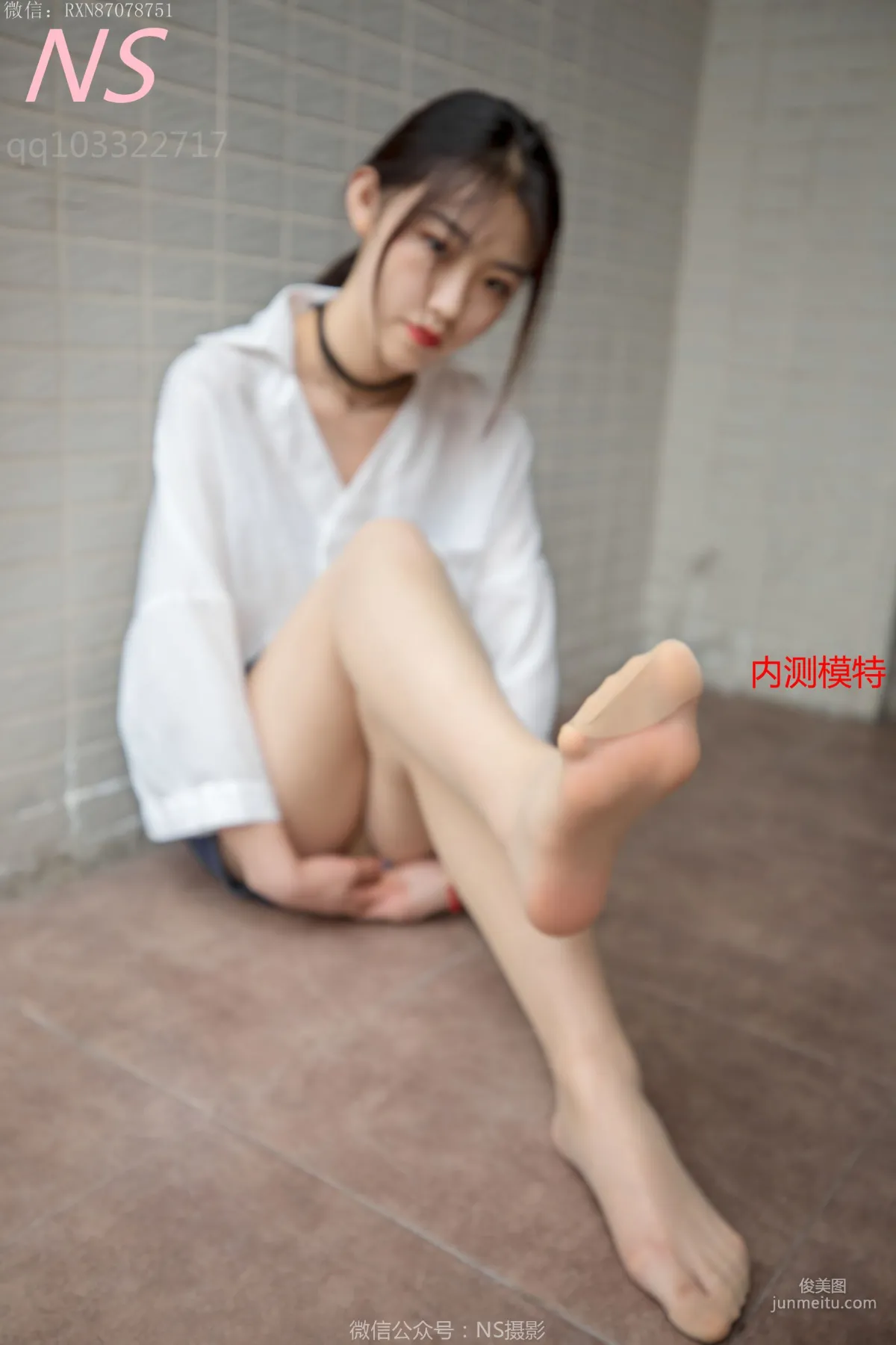 小狐狸《纯纯女孩居家肉丝》 [纳丝摄影] 写真集69