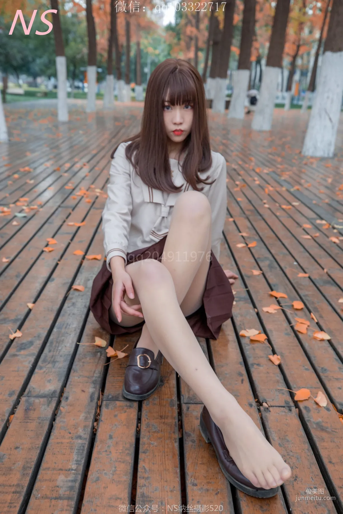 楓之少女《白絲肉絲萌萌哒的楓》 [納絲攝影] 寫真集 48
