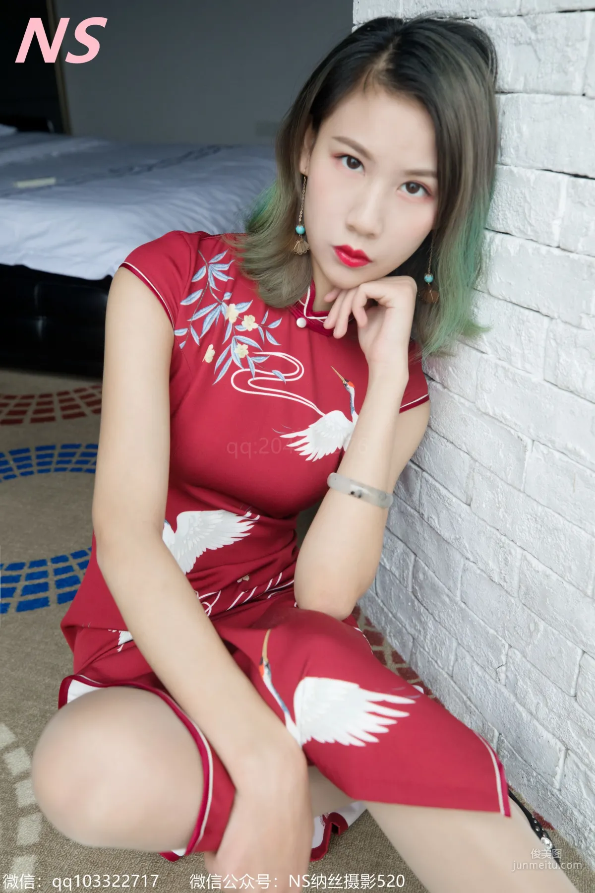 张若若《旗袍丝袜》 [纳丝摄影] 写真集5