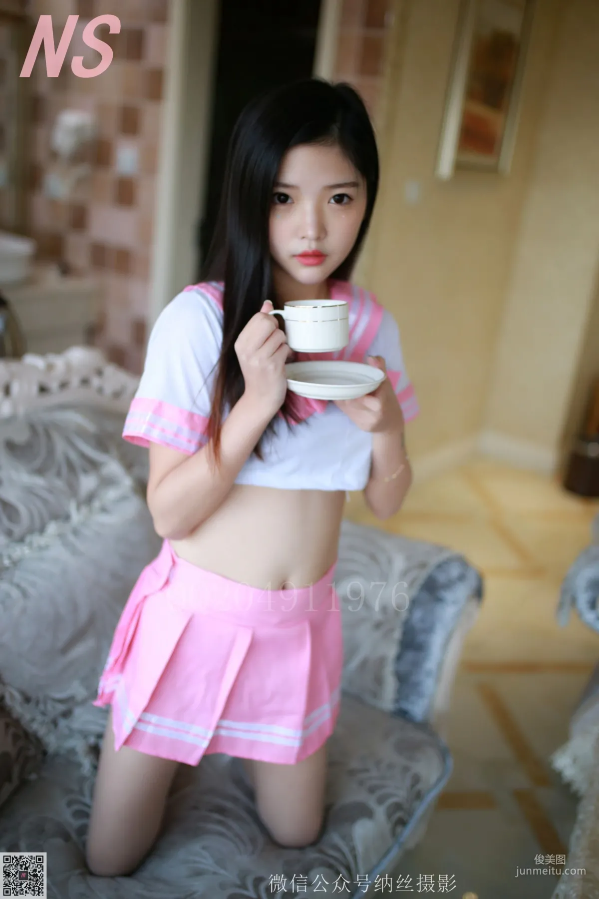 圆碗妹儿《粉系性感》 [纳丝摄影] 写真集14