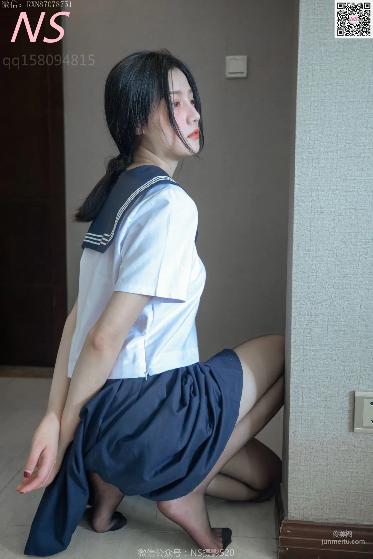 子涵《黑色丝袜的家居生活》 [纳丝摄影] 写真集8