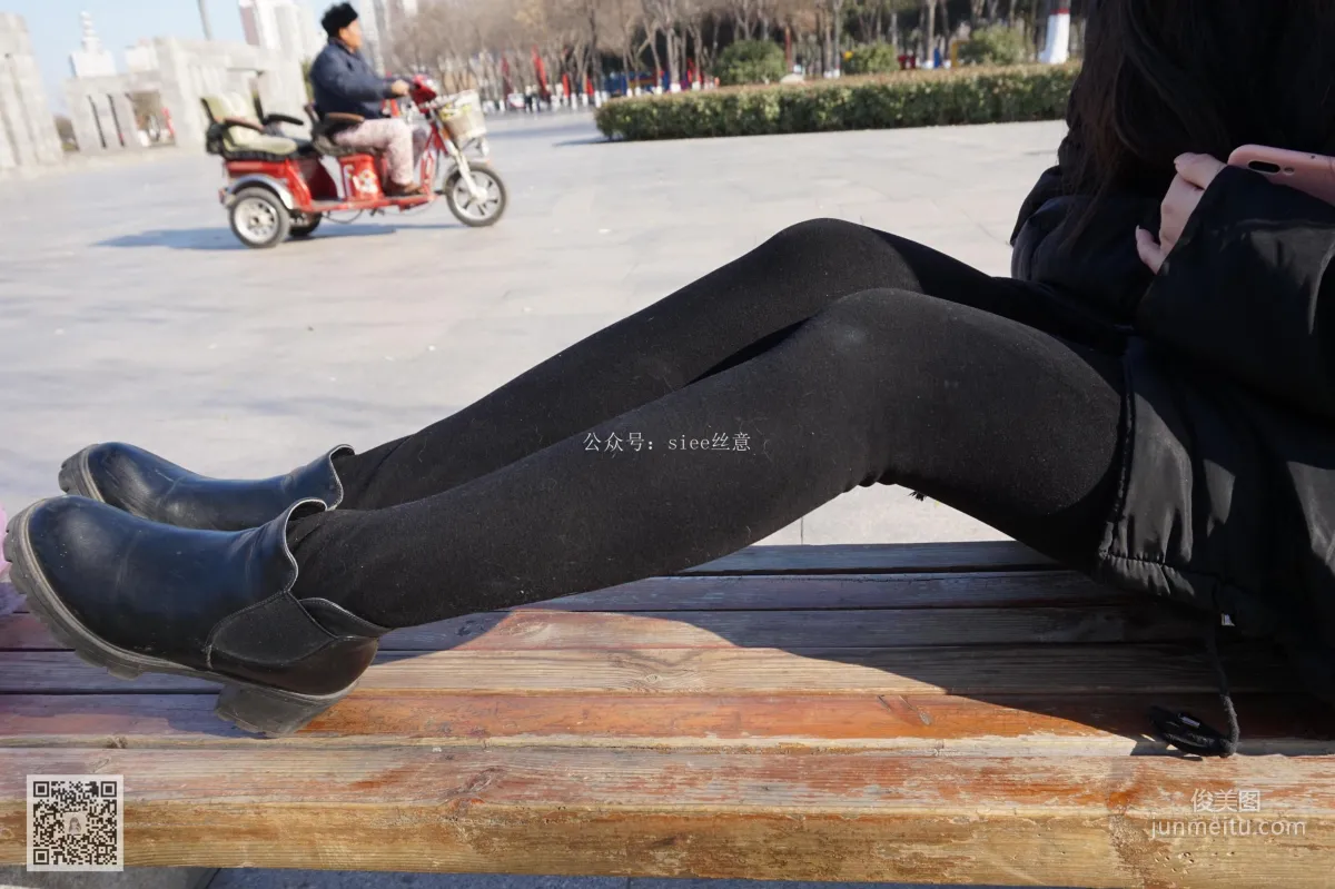 曦曦《黑丝内的肉丝》 [丝意SIEE] No.024 写真集24
