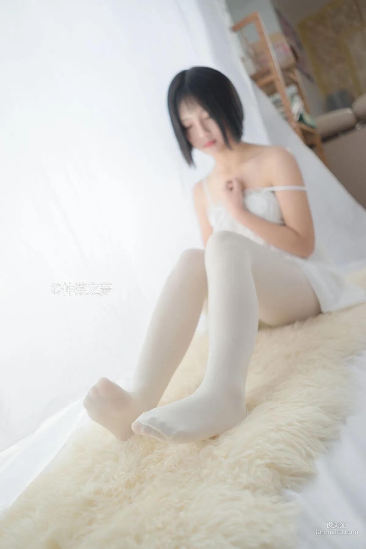 《清純白吊帶裙》 [輕蘭映畫] Grand.001 寫真集 23