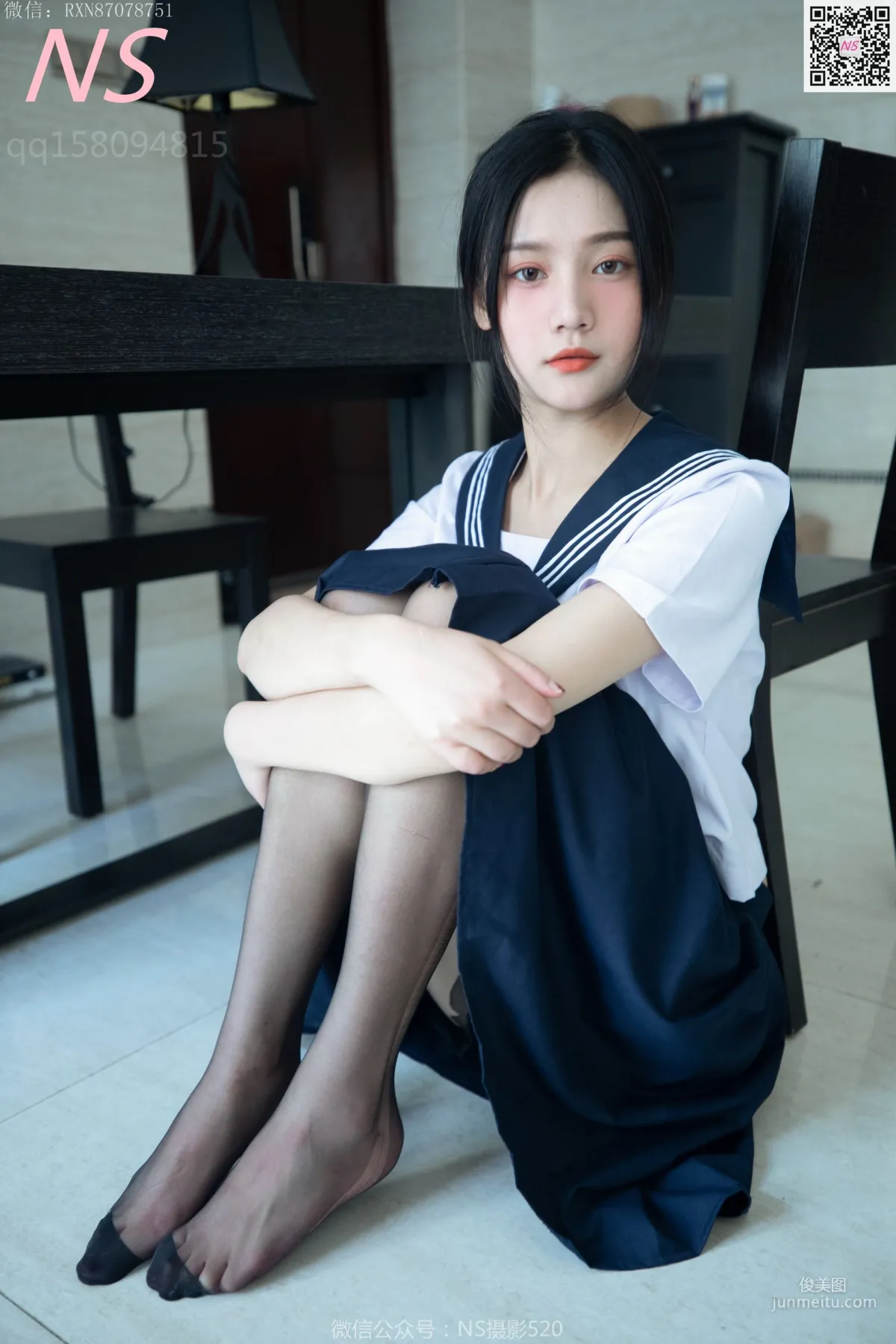 子涵《黑色丝袜的家居生活》 [纳丝摄影] 写真集2