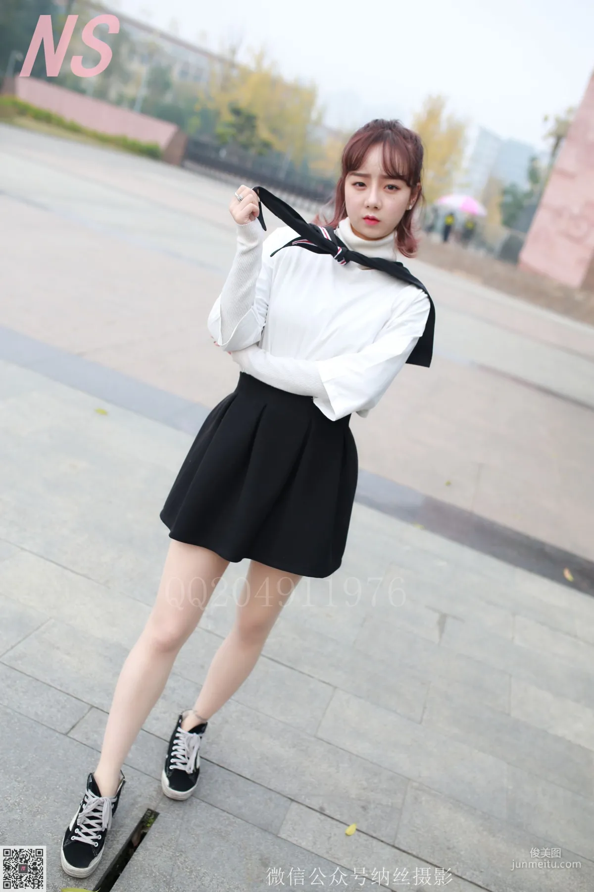 然然《大学校园丝袜美足》 [纳丝摄影] NO.100 写真集11