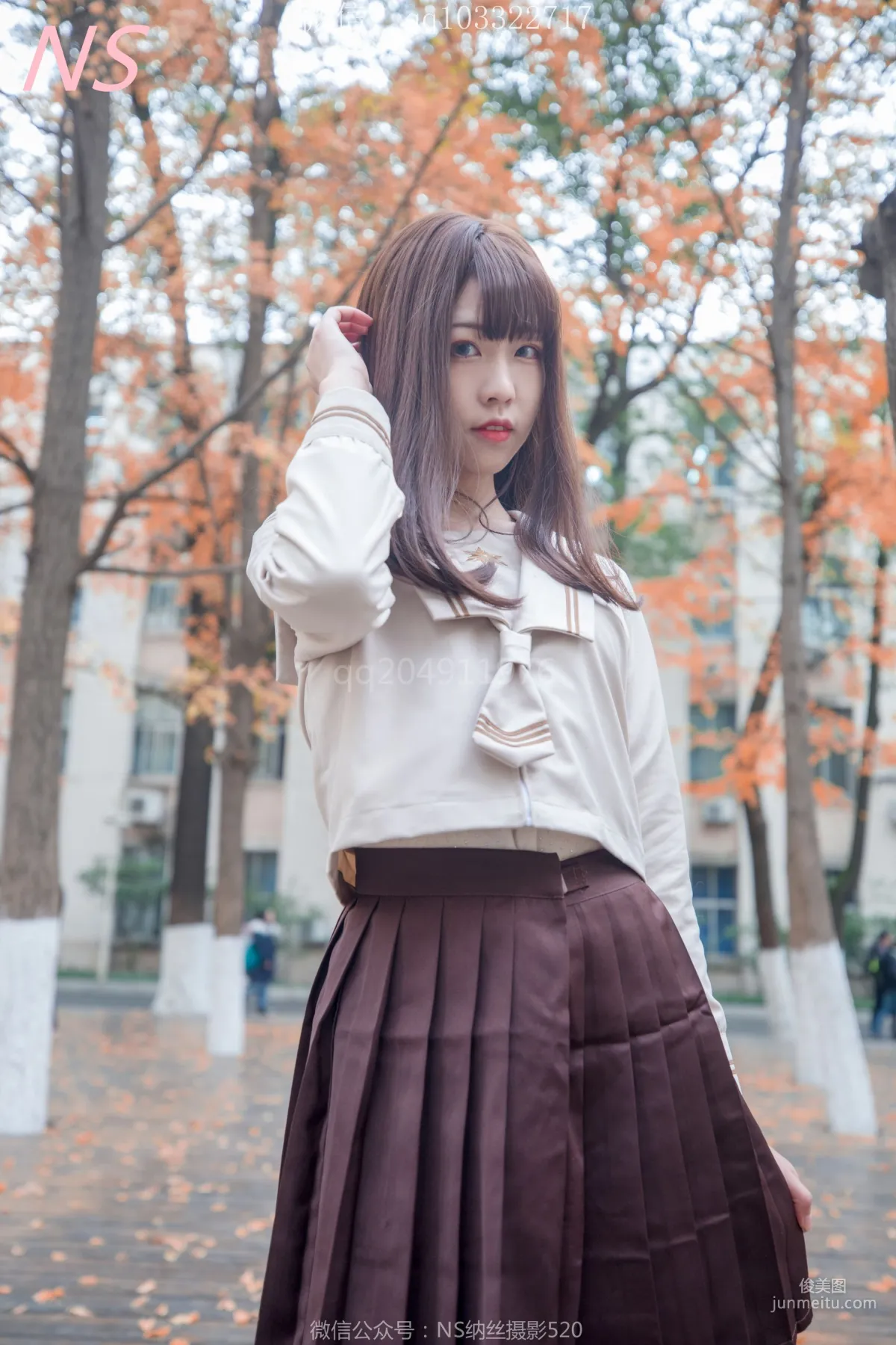 枫之少女《白丝肉丝萌萌哒的枫》 [纳丝摄影] 写真集1