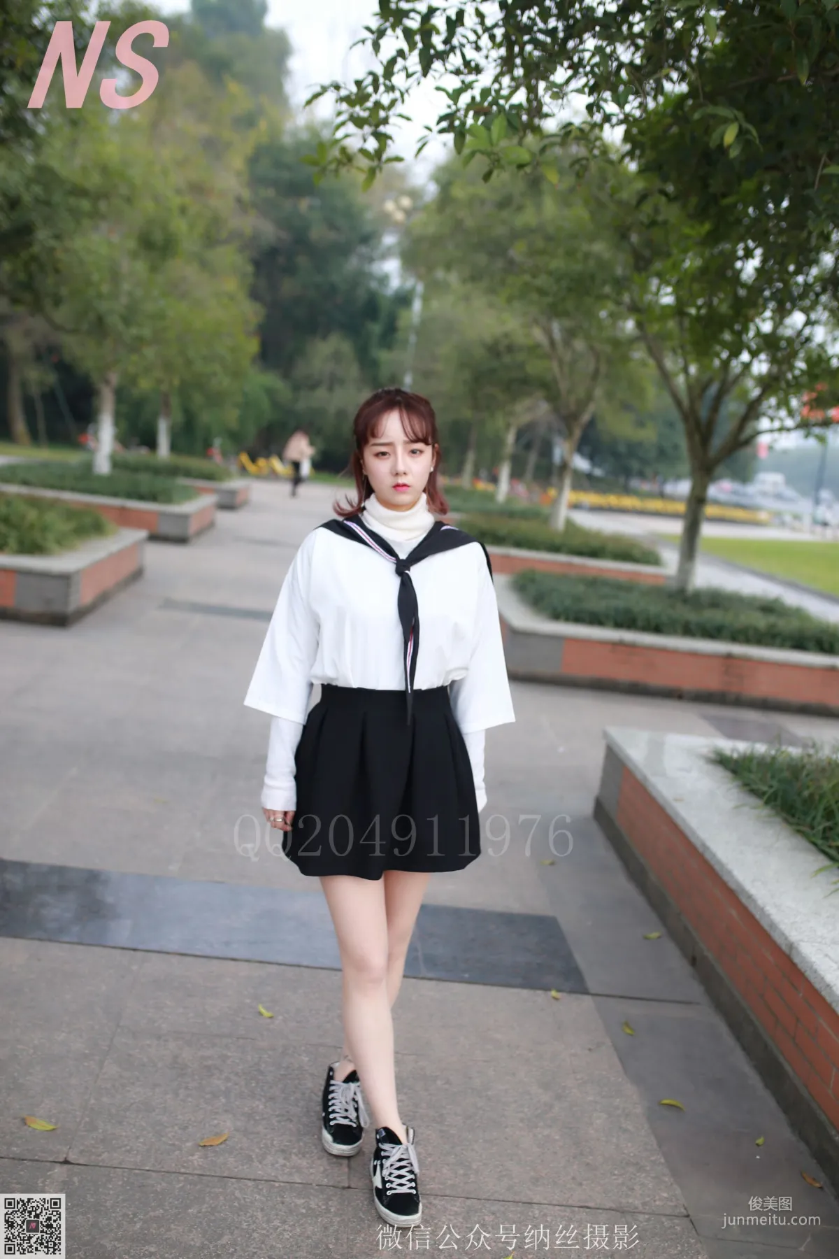 然然《大学校园丝袜美足》 [纳丝摄影] NO.100 写真集9