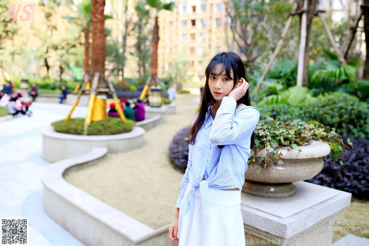 李敏琪《长发长腿肉丝》 [纳丝摄影] NO.120 写真集1