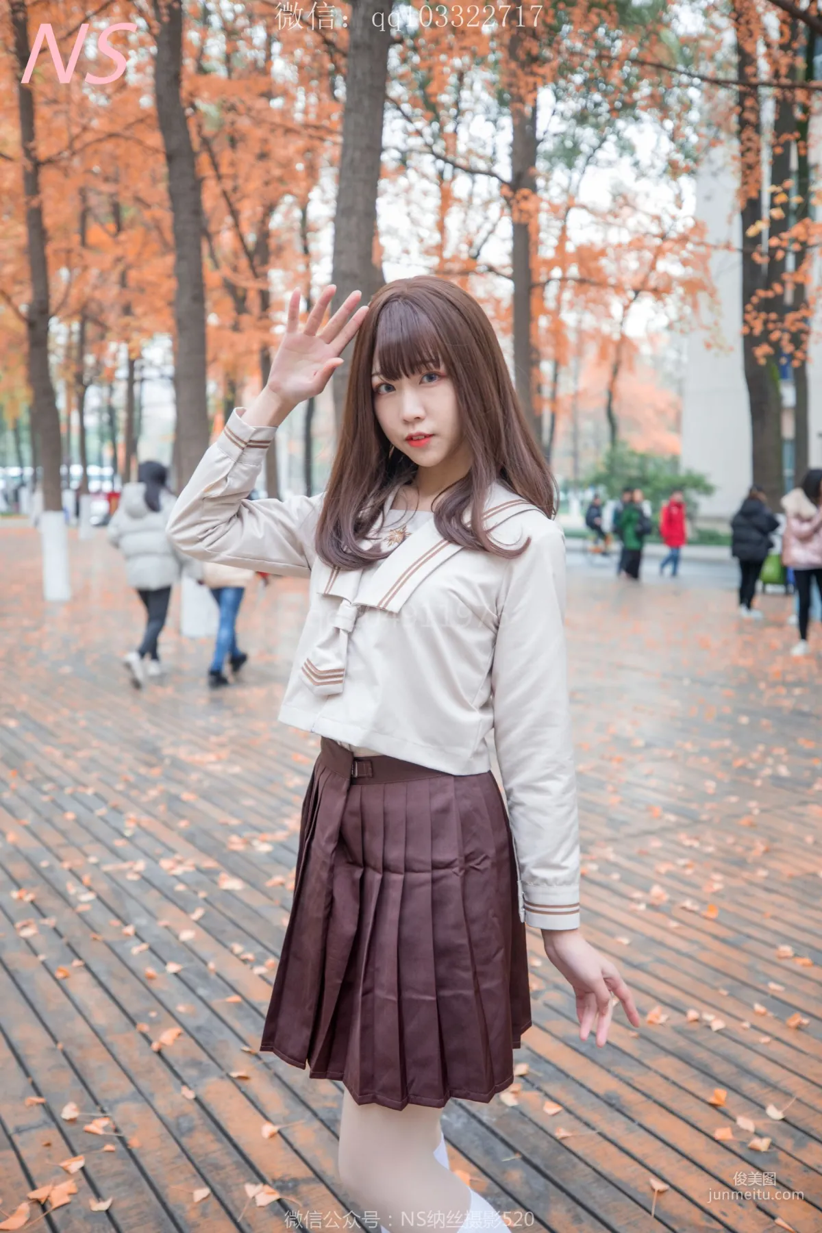 枫之少女《白丝肉丝萌萌哒的枫》 [纳丝摄影] 写真集3