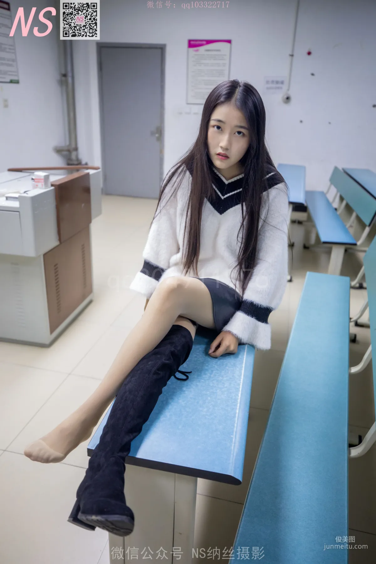 雨佳《丝袜学记》 [纳丝摄影] 写真集8