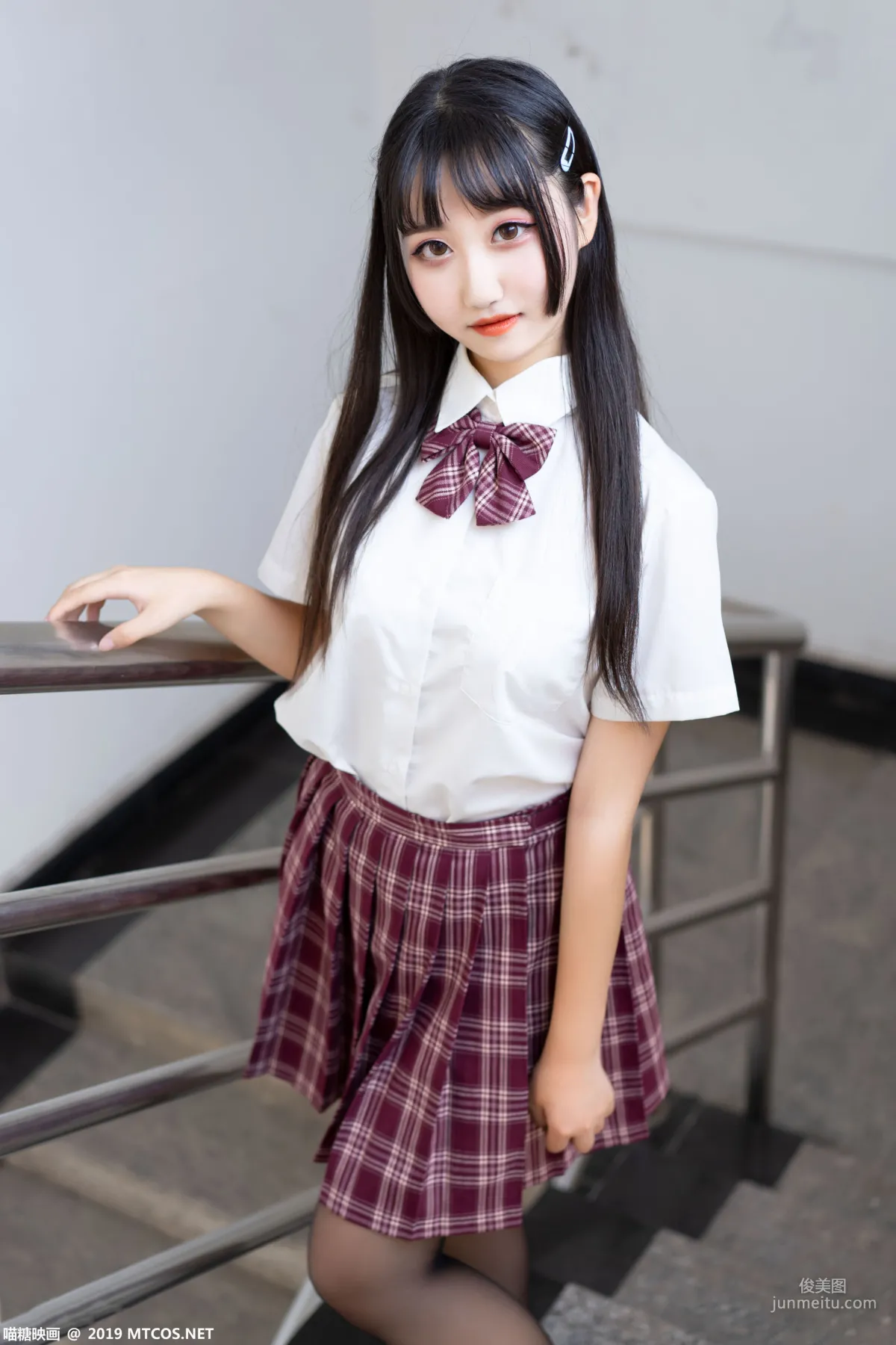 《长发JK萌妹》 [喵糖映画] VOL.023 写真集37