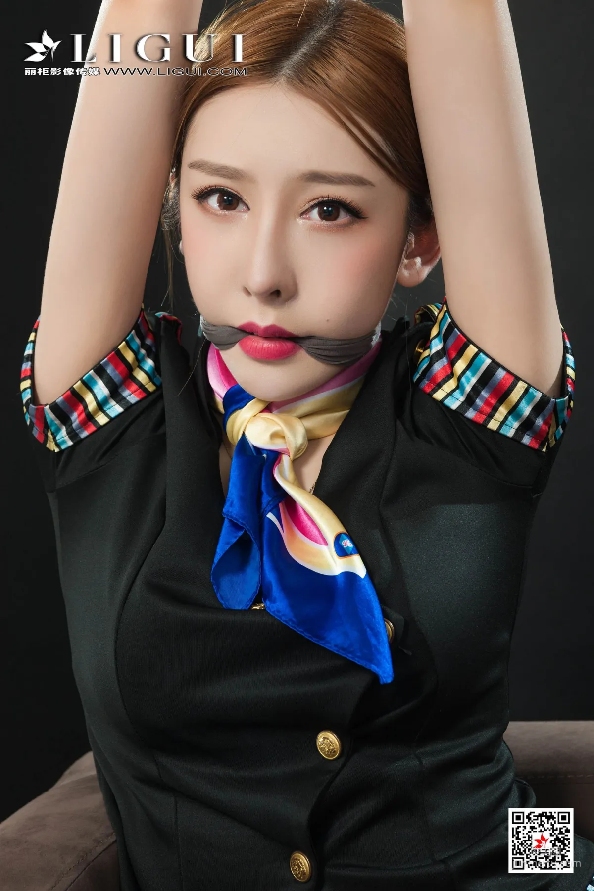 兔子《空姐捆綁繩藝》 [麗櫃美束Ligui] 寫真集 23