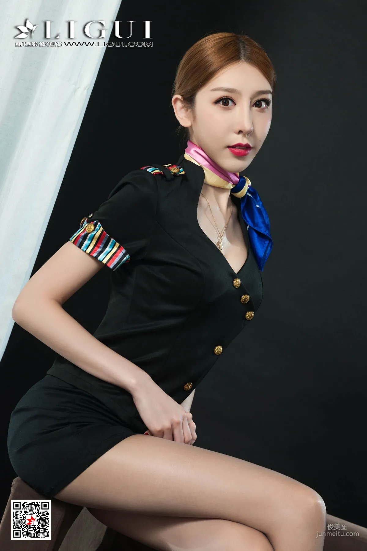兔子《空姐捆綁繩藝》 [麗櫃美束Ligui] 寫真集 41