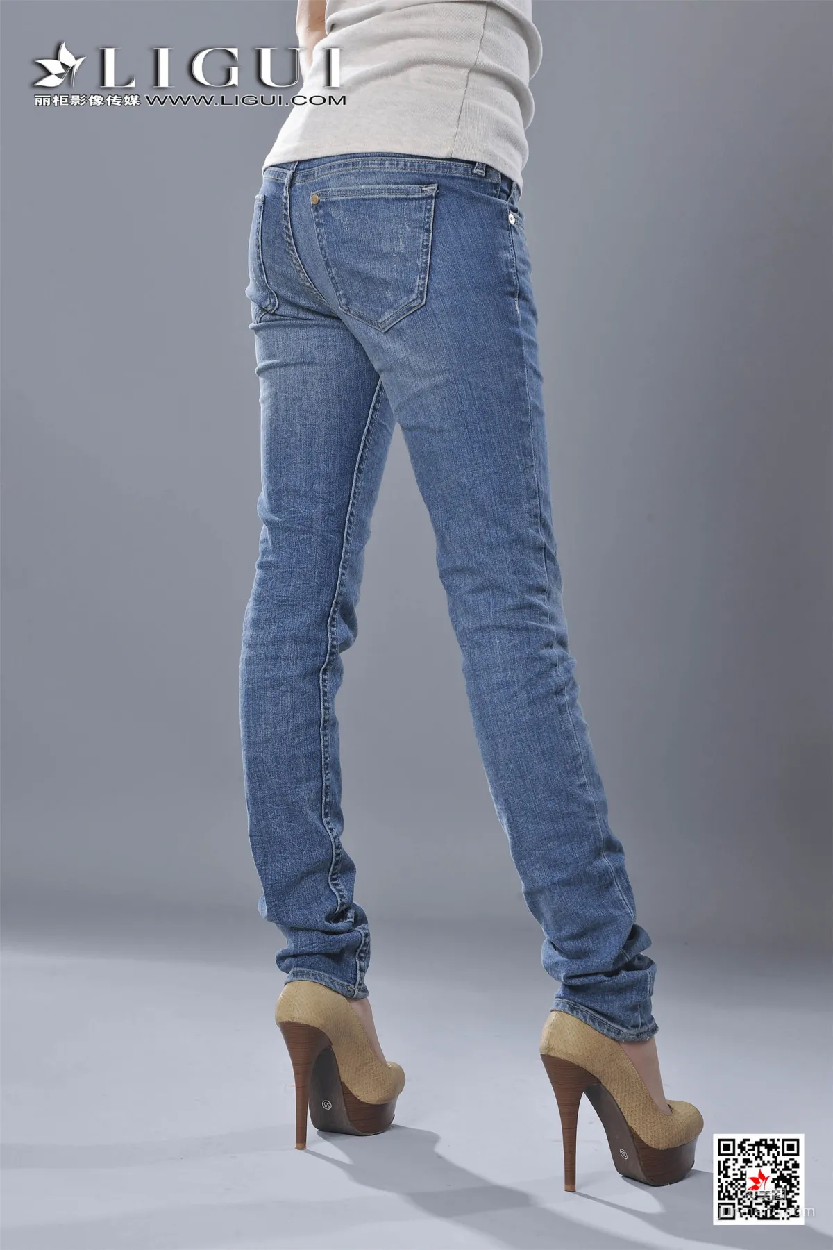 可馨《牛仔紧身裤女郎》 [丽柜Ligui] 写真集40