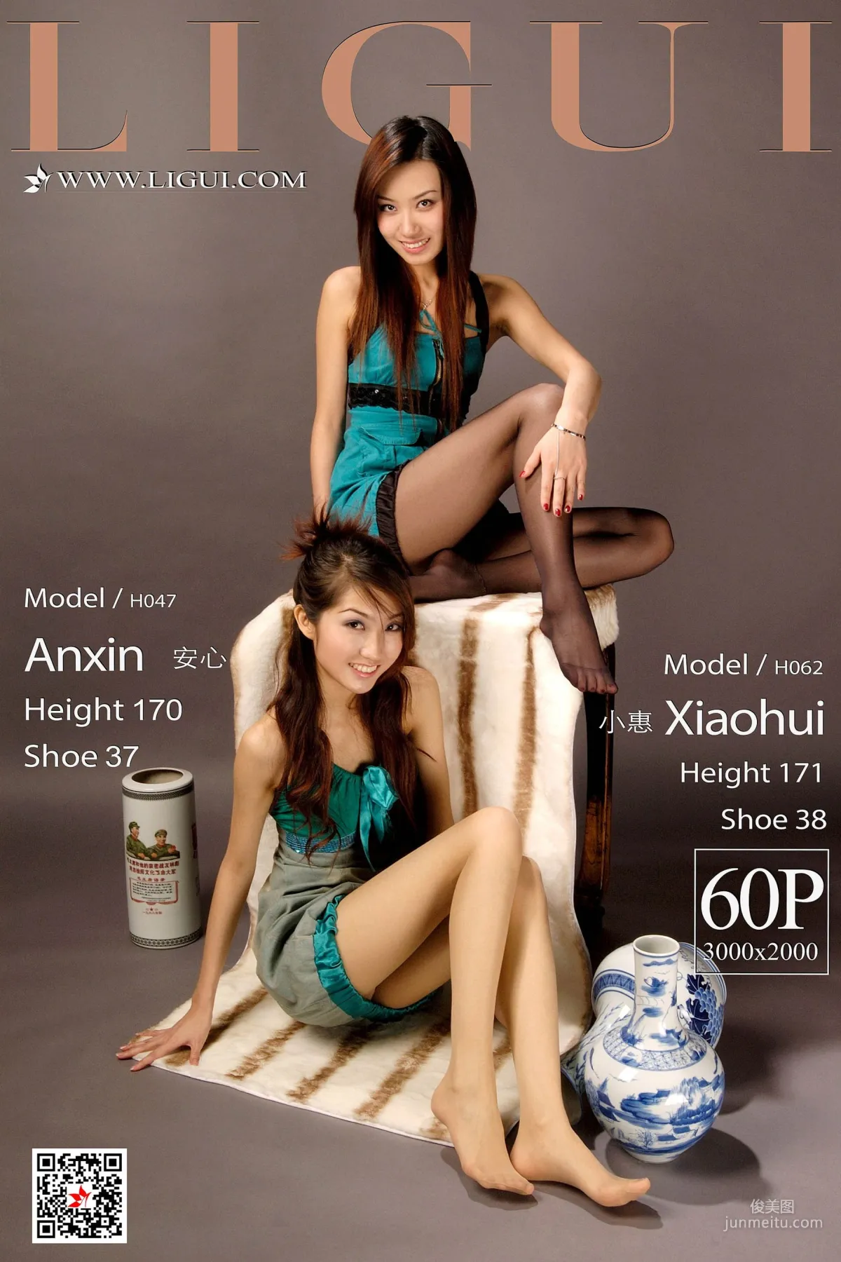 Model 小惠&安心 [丽柜Ligui] 网络丽人 写真集1