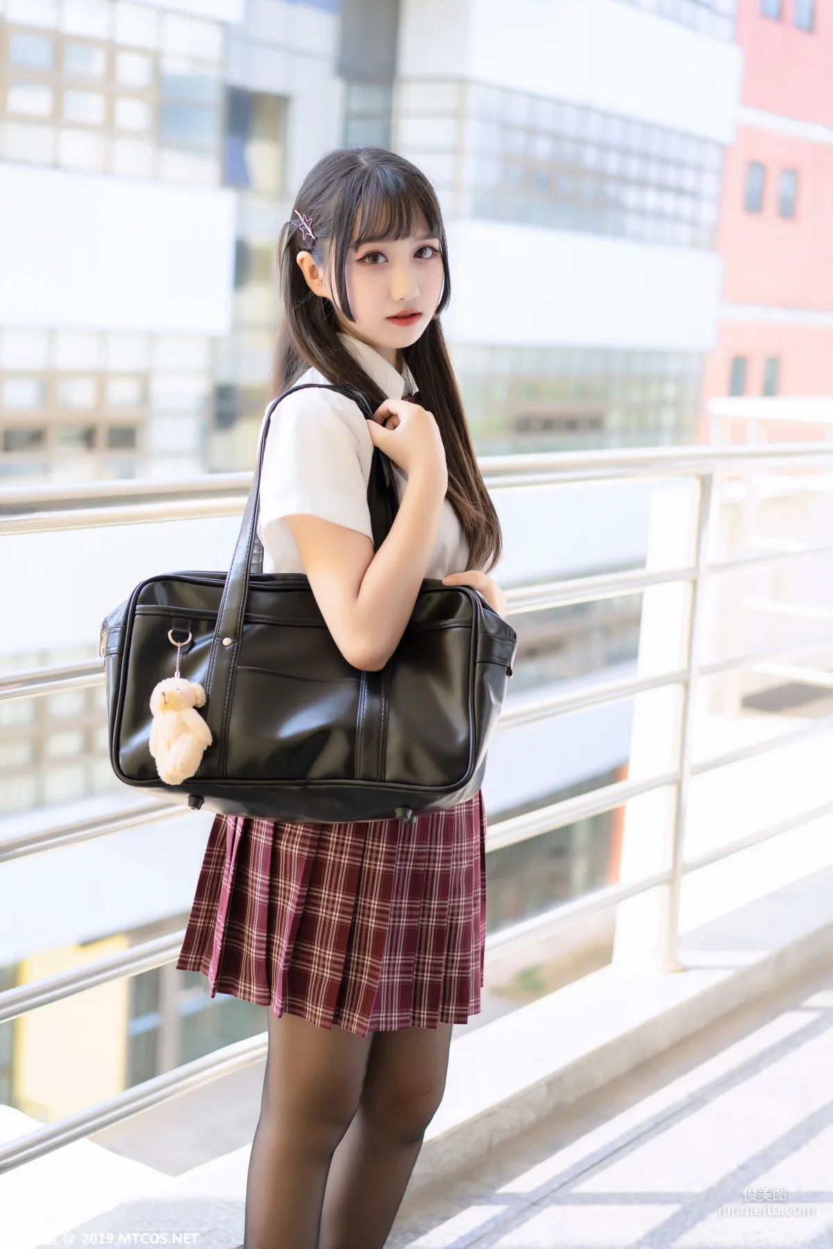 《长发JK萌妹》 [喵糖映画] VOL.023 写真集1