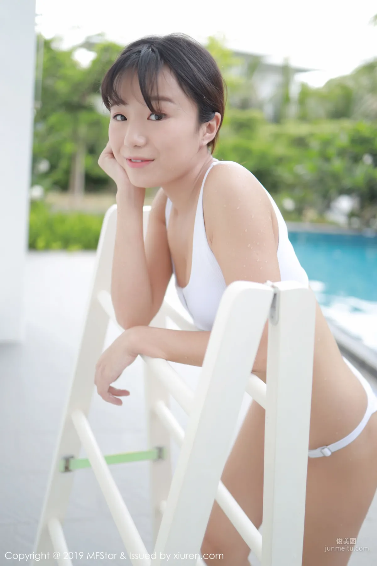 Baileys香兒《室外泳池内衣系列》 [模範學院MFStar] Vol.214 寫真集 12