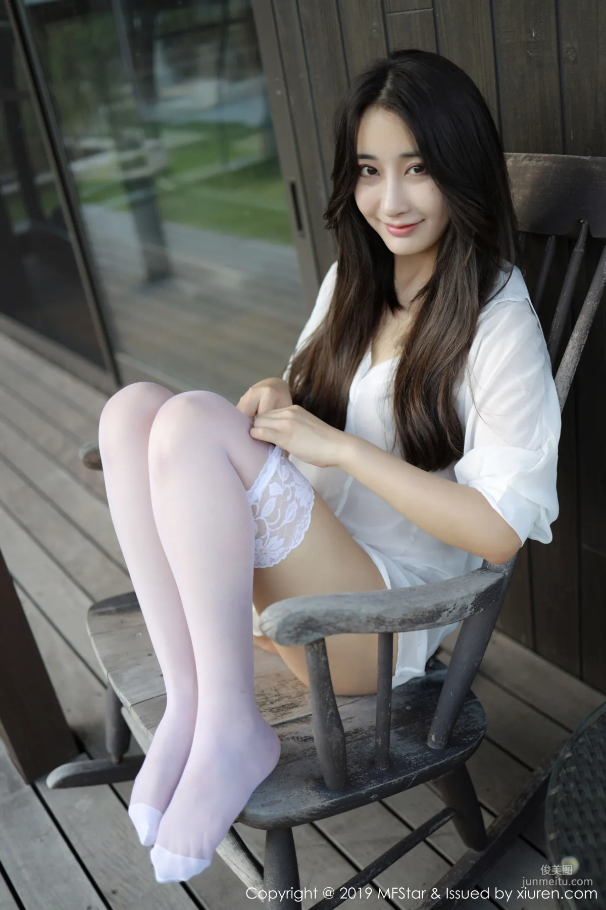 Betty林子欣《極品白襯衫女郎》 [模範學院MFStar] Vol.219 寫真集 46