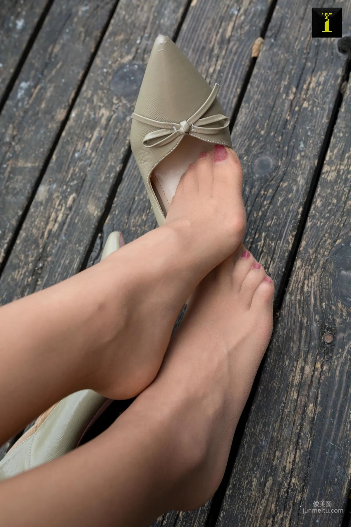 美子 《美子與三角梅》 [異思趣向IESS] 美腿絲足寫真集 51