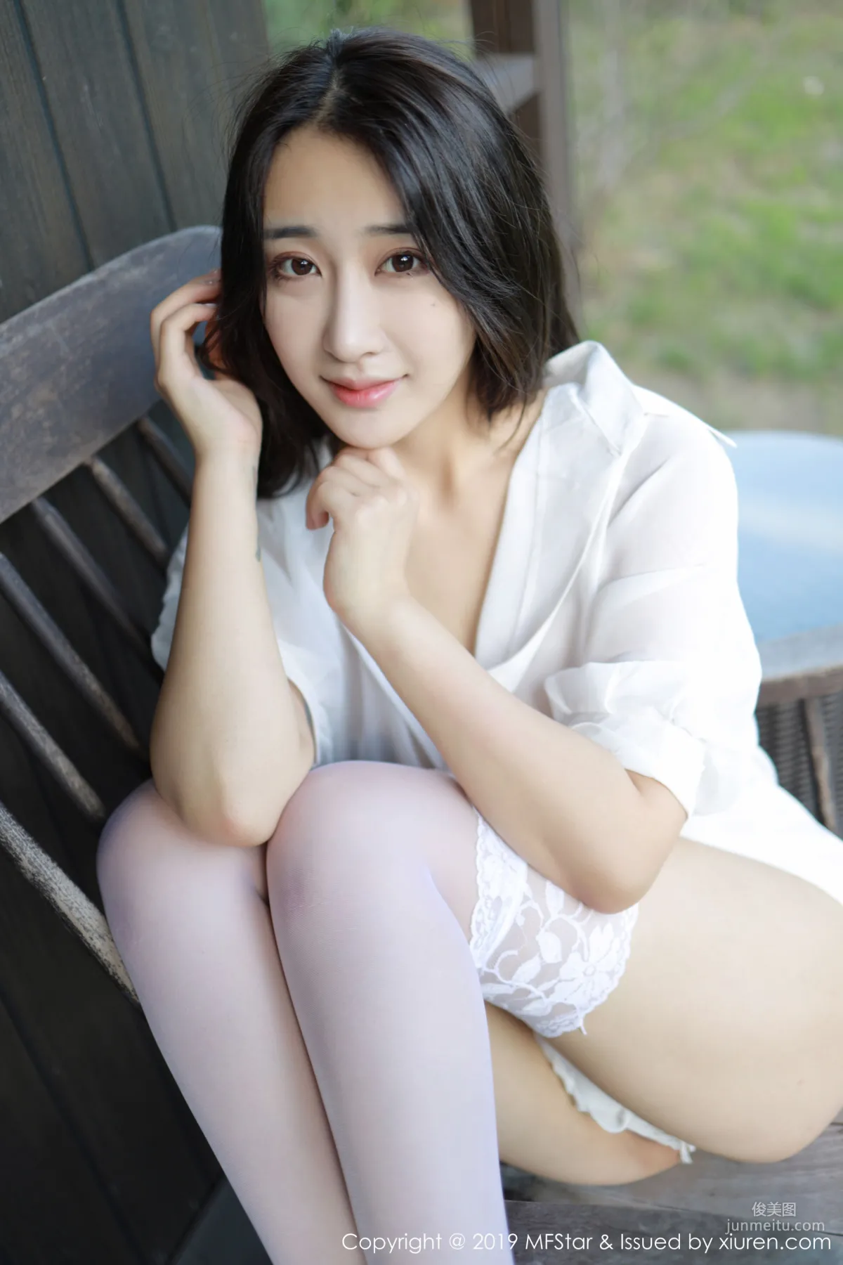 Betty林子欣《極品白襯衫女郎》 [模範學院MFStar] Vol.219 寫真集 50