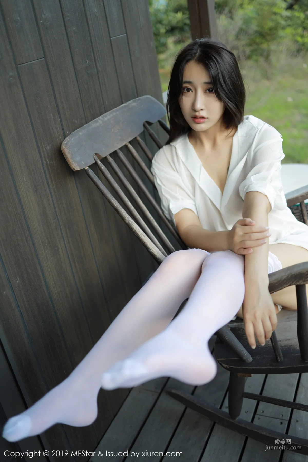 Betty林子欣《極品白襯衫女郎》 [模範學院MFStar] Vol.219 寫真集 48
