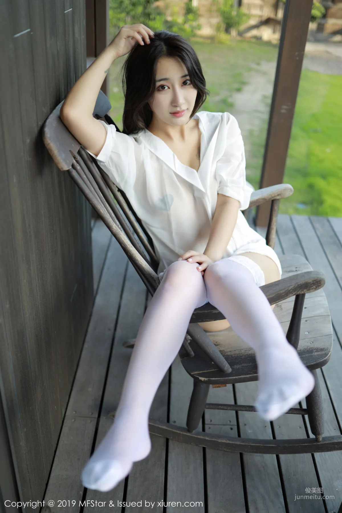 Betty林子欣《極品白襯衫女郎》 [模範學院MFStar] Vol.219 寫真集 47