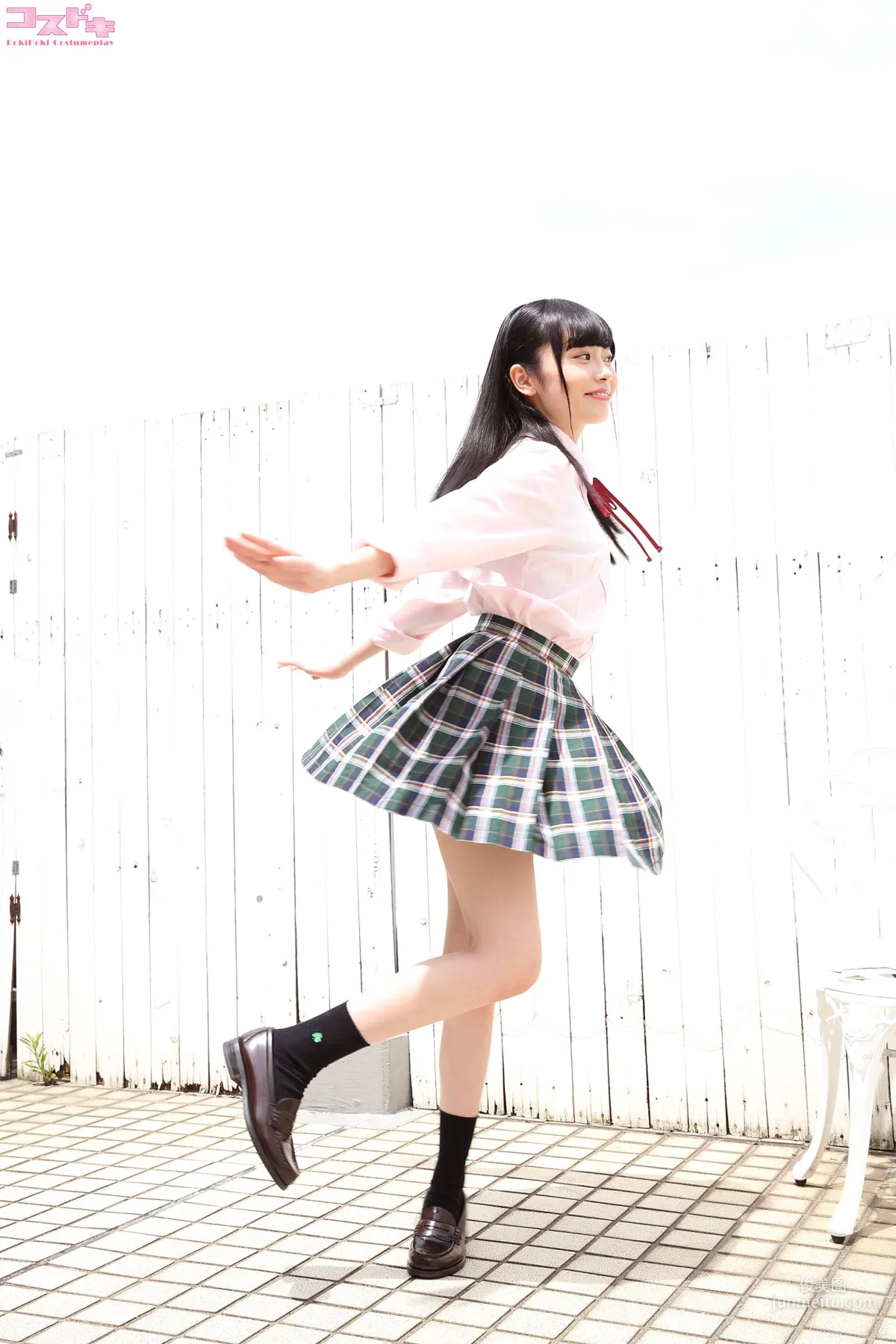 [Cosdoki] Tae Kurumi 胡桃たえ kurumitae_pic_seifuku1+2 寫真集 15