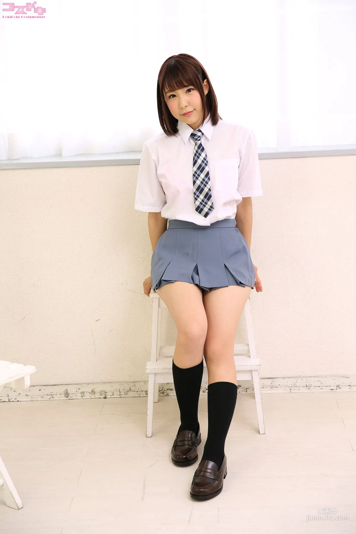 [Cosdoki] 森春流/森はるら moriharura_pic_seifuku1 寫真集 1