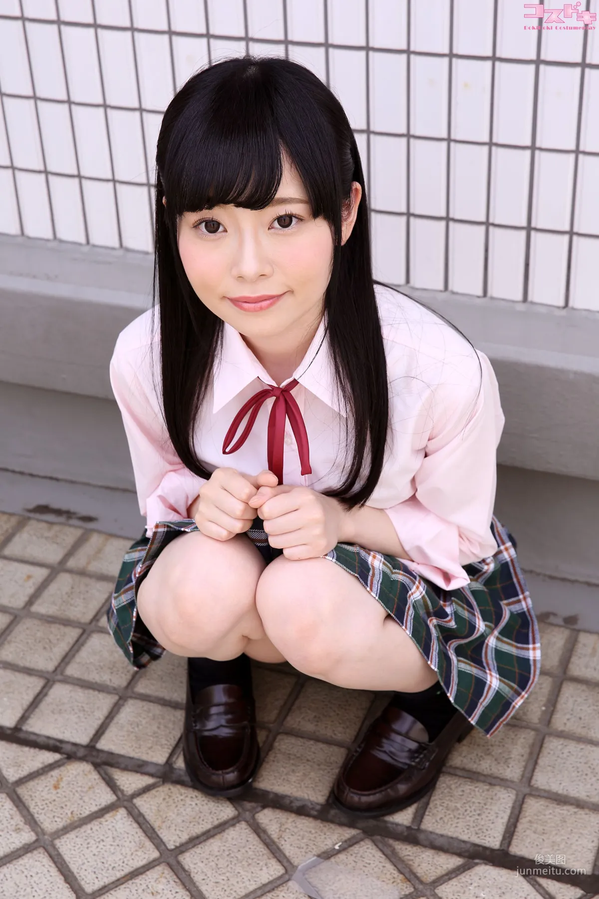 [Cosdoki] Tae Kurumi 胡桃たえ kurumitae_pic_seifuku1+2 寫真集 38